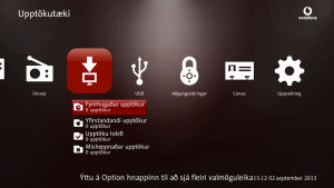 Vodafone Iceland STB UI